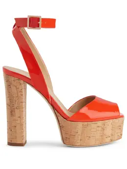 Giuseppe Zanotti: Оранжевые сандалии  Betty