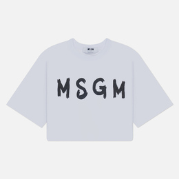 MSGM: Белая футболка 