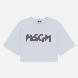 MSGM: Белая футболка 