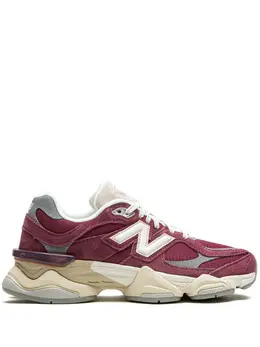 New Balance: Бордовые кроссовки  9060