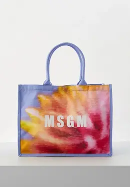 MSGM: Фиолетовая сумка 