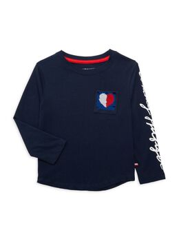 Tommy Hilfiger: Футболка с пайетками 