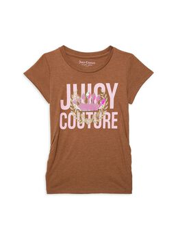 Juicy Couture: Коричневая футболка 