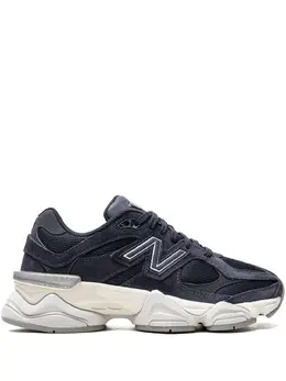 New Balance: Синие кроссовки 