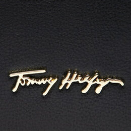 Tommy Hilfiger: Чёрная сумка Tommy