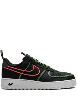 Nike: Чёрные кроссовки Air Force 1 Low