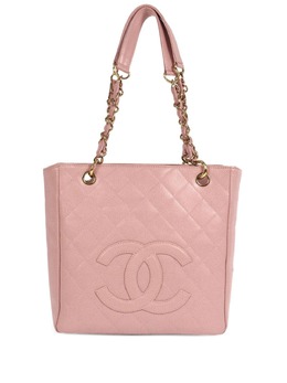 CHANEL Pre-Owned: Розовая сумка-шоппер 