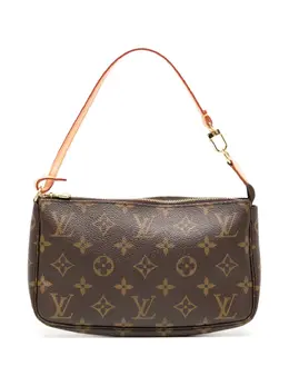 Louis Vuitton Pre-Owned: Коричневый клатч