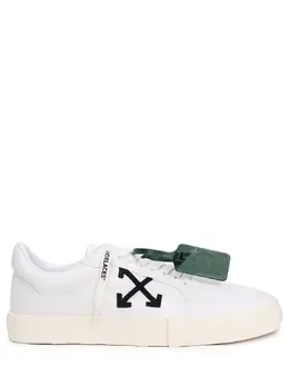 OFF-WHITE: Белые кеды  Vulcanized