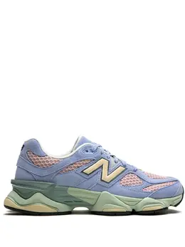 New Balance: Голубые кроссовки 