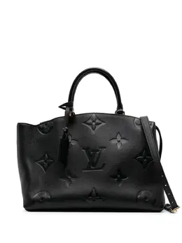 Louis Vuitton Pre-Owned: Чёрная сумка-шоппер