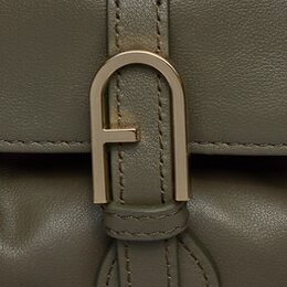 Furla: Зелёный рюкзак