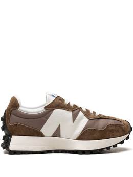 New Balance: Коричневые кроссовки  327