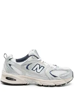 New Balance: Серебристые кроссовки  530