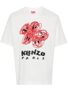 Kenzo: Хлопковая футболка 