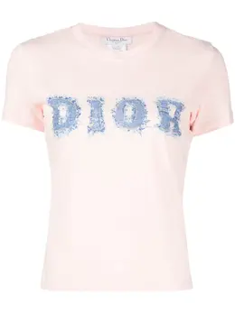 Christian Dior Pre-Owned: Футболка с принтом