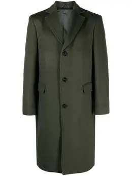 Officine Generale: Зелёное пальто 