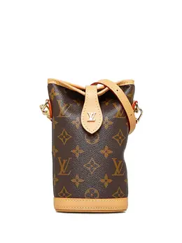 Louis Vuitton Pre-Owned: Коричневая сумка через плечо 