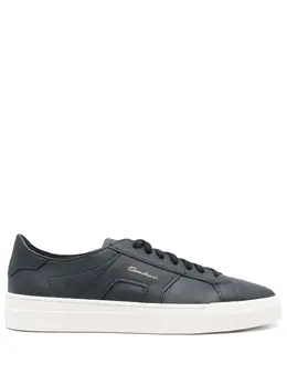 Santoni: Синие кроссовки 