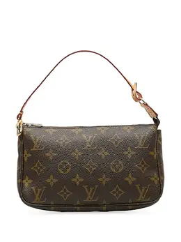 Louis Vuitton Pre-Owned: Коричневый клатч