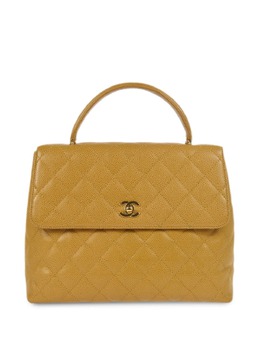 CHANEL Pre-Owned: Бежевая сумка 
