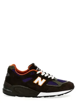 New Balance: Многоцветные кроссовки  990