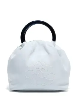 CHANEL Pre-Owned: Белая сумка-шоппер