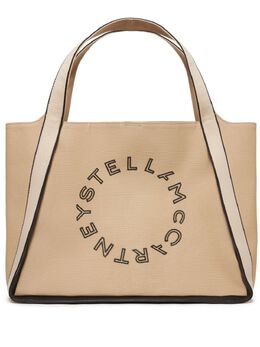 Stella McCartney: Бежевая сумка-шоппер 