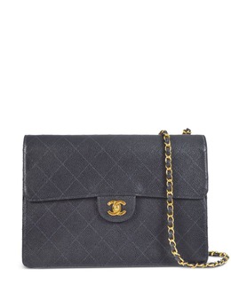 CHANEL Pre-Owned: Голубая сумка 