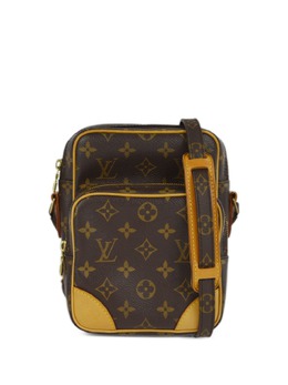 Louis Vuitton Pre-Owned: Коричневая сумка через плечо 