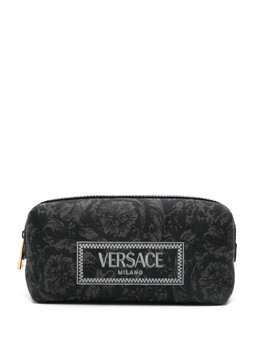 Versace: Чёрная сумка 