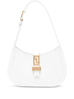 Versace: Белая сумка  Greca