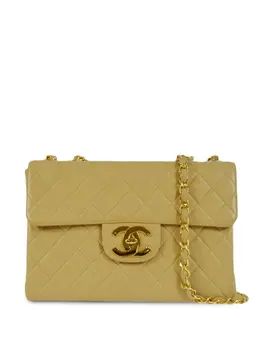 CHANEL Pre-Owned: Бежевая сумка 