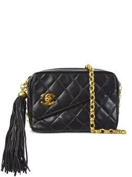 CHANEL Pre-Owned: Чёрная сумка 