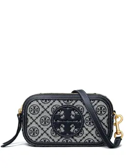 Tory Burch: Синяя сумка через плечо  Miller