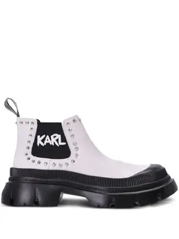 Karl Lagerfeld: Белые ботинки 