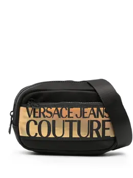 Versace Jeans Couture: Чёрная сумка