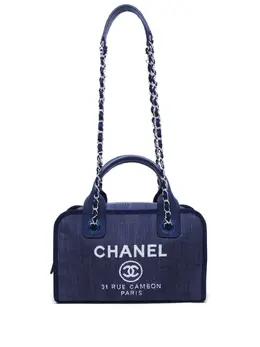 CHANEL Pre-Owned: Синяя сумка