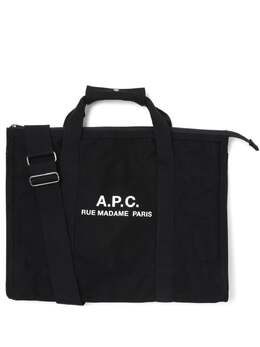 A.P.C.: Чёрная сумка-шоппер 