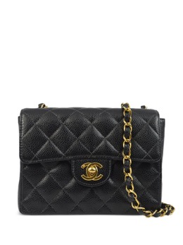 CHANEL Pre-Owned: Чёрная сумка 