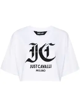 Just Cavalli: Футболка со стразами 