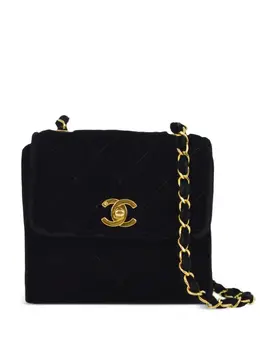 CHANEL Pre-Owned: Чёрная сумка 