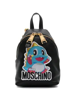 Moschino: Чёрный рюкзак 