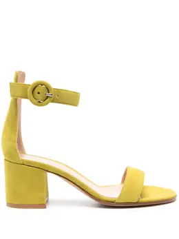 Gianvito Rossi: Зелёные сандалии  Versilia