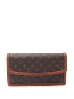 Louis Vuitton Pre-Owned: Коричневый клатч