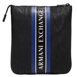 Armani Exchange: Чёрная сумка 