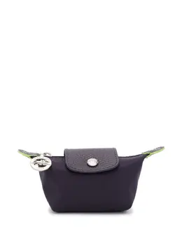 Longchamp: Зелёный кошелёк  Le Pliage Green