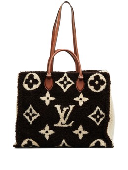 Louis Vuitton Pre-Owned: Чёрная сумка-шоппер