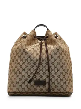 Gucci Pre-Owned: Светлый рюкзак