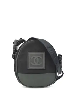 CHANEL Pre-Owned: Чёрная сумка через плечо 